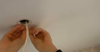 Установка люстры в Сосновом Боре в октябре